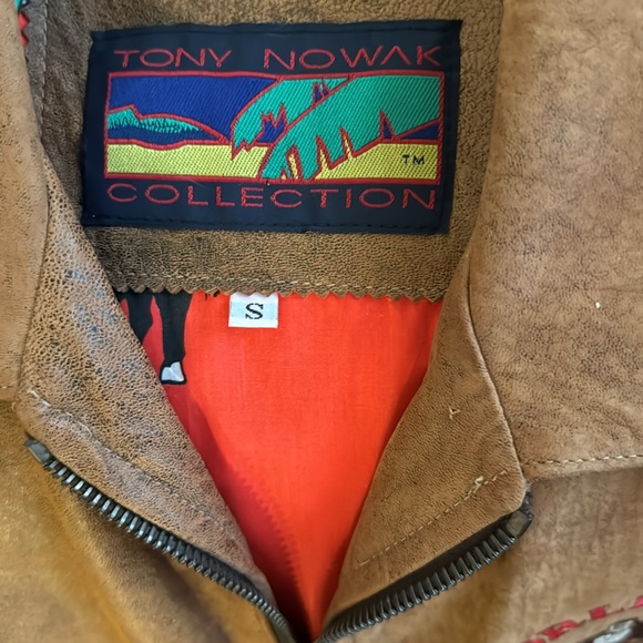 RARE Tony Nowak custom World Gym leather jacket - Picture 3 of 11